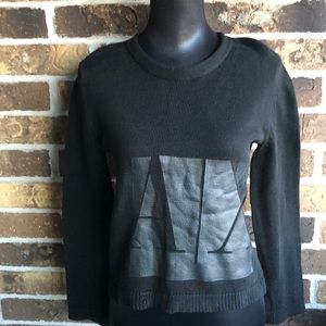 ARMANI EXCHANGE Cotton A/X Black Sweater
